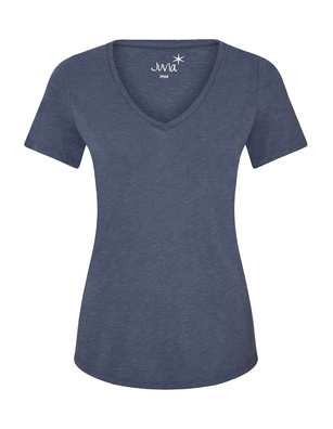 JUVIA VNeck Fitted Midnight Blue