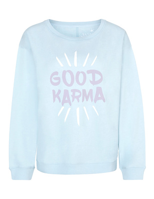 JUVIA Anna Fleece Good Karma Blue