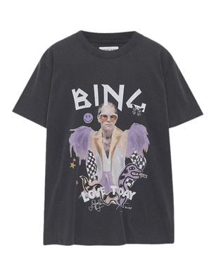 ANINE BING Lili Tee Washed Black