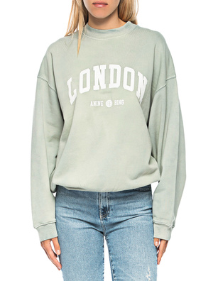 ANINE BING Jaci University Washed Faded Seafoam