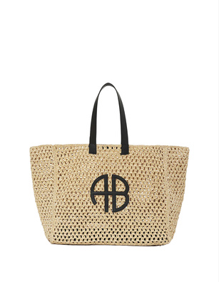 ANINE BING Large Rio Tote Raffia Natural
