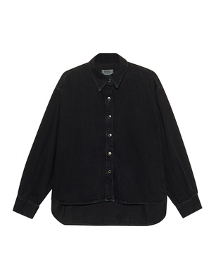 AGOLDE Aiden High Low Black