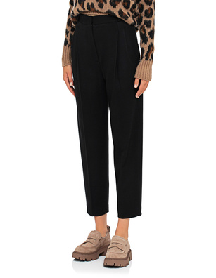 HARRIS WHARF LONDON Pleated Merino Black