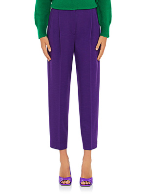 HARRIS WHARF LONDON Pleated Merino Purple