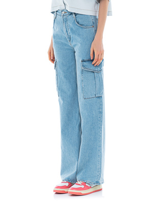 AGOLDE Minka Cargo Realm Lightblue