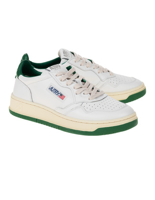Autry Medalist Low White Green