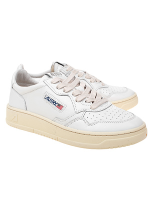 Autry Medalist Low Leather White