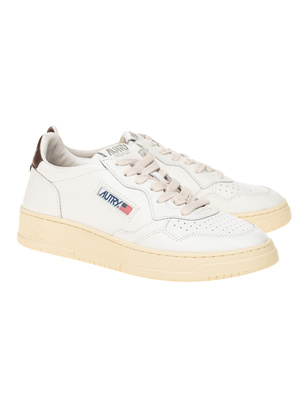 Autry Medalist Low White Brown