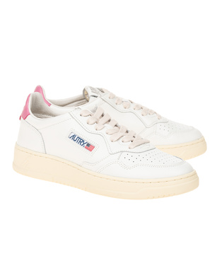 Autry Medalist Low White Mauve