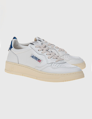 Autry Medalist Low White Blue
