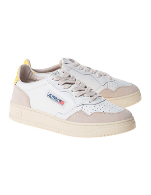 Autry 01 Low White Yellow