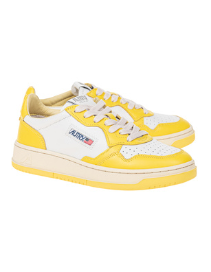Autry 01 Low WB23 Leather Yellow