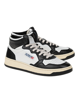 Autry Medalist Mid Black White 