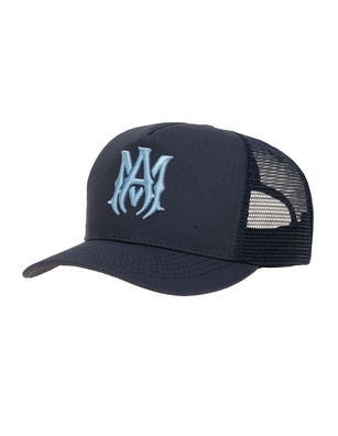 AMIRI Logo Trucker Navy