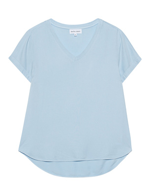 BELLA DAHL V-Neck Blue Oasis