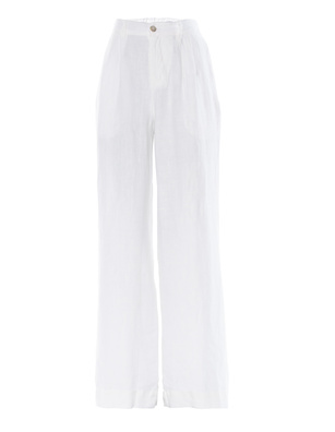 bella dahl Linen Wide Leg Off-White 