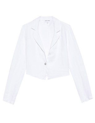 bella dahl Cropped White