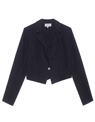 bella dahl Cropped Black