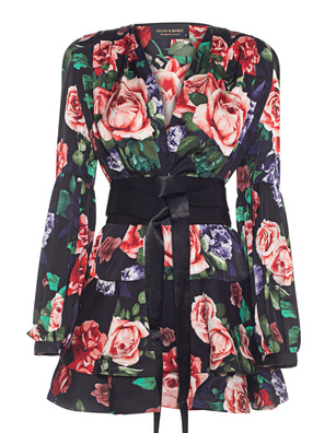 Bronx and Banco Bedouin Rose Mini Black Floral