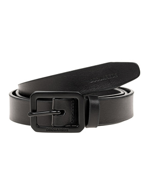 DSQUARED2 Basic Leather Tone Black