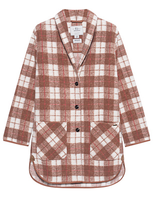 WOOLRICH Gentry Woodwork Check Brown