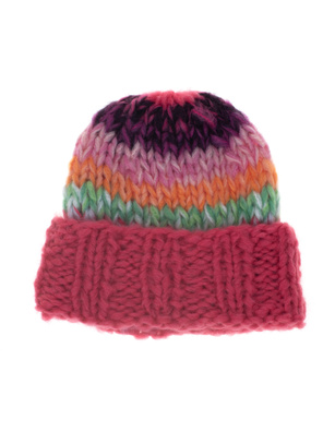 ELLA SILLA Striped chunky knit pink mix