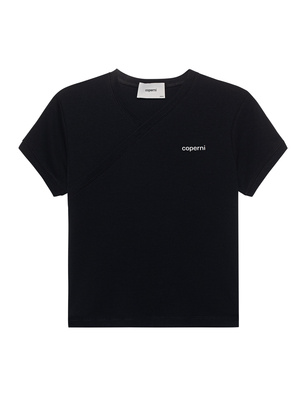 Coperni V Neck Line Black