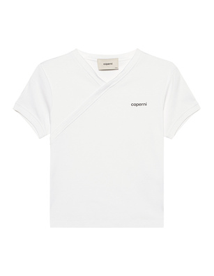 Coperni V Neck Line White