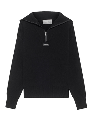 Coperni Half-Zip Boxy Black 