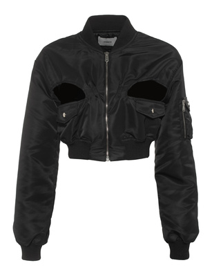 Coperni Cropped Bomber Black