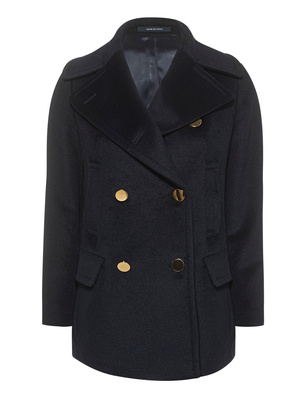TAGLIATORE Blanche Angora Wool Navy