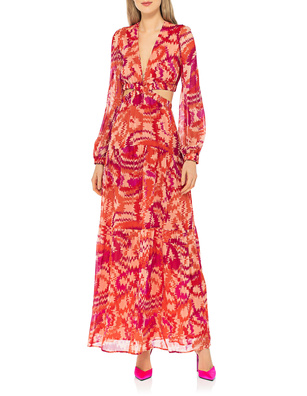 Dondup Maxi Print Orange