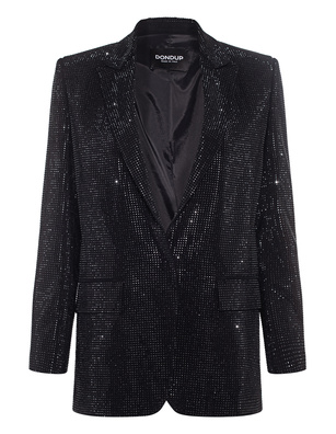 Dondup Rhinestone Sparkling Black