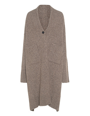 ISABEL BENENATO Yak Knit Long Taupe
