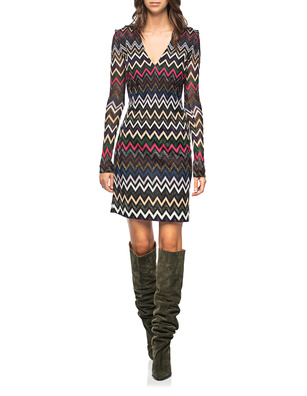 MISSONI Zig Tag V Neck Multicolor
