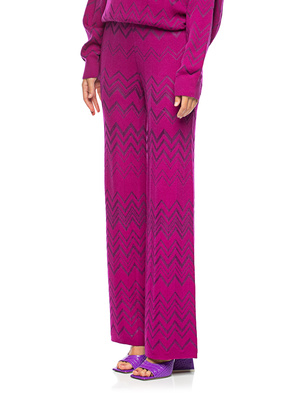 MISSONI Zig Zag Pattern Knit Purple