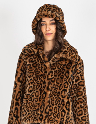 Apparis leopard coat store