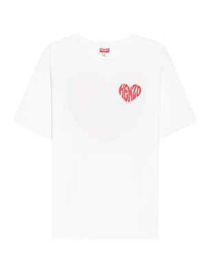 KENZO Hearts Oversize White