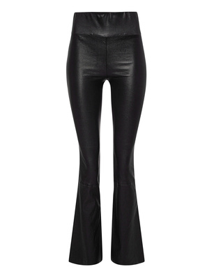 SPRWMN High Waist Ankle Flare Black