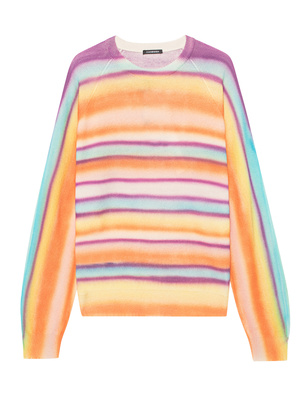 Canessa Cashmere Malibu Crew Neck Good Vibes Multicolor