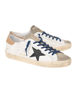 GOLDEN GOOSE DELUXE BRAND Superstar Classic White Taupe Black