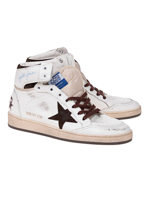 GOLDEN GOOSE Sky Star Beige Chocolat White