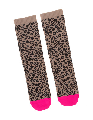 GOLDEN GOOSE JQ Leopard Clay Brown Fuxia