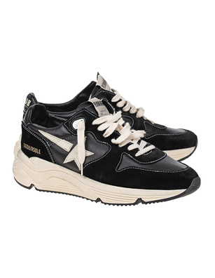 GOLDEN GOOSE Running Sole Black White