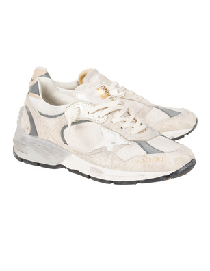 GOLDEN GOOSE DELUXE BRAND Running Dad Star White Silver