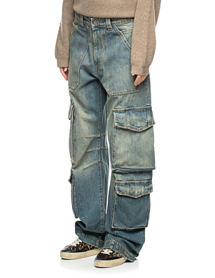 GOLDEN GOOSE Cargo Pant Irina Blue
