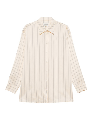 LOULOU STUDIO Lutila Striped Beige