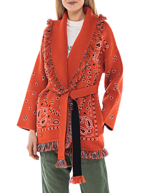 ALANUI JACQUARD BANDANA Tiger Lilly Orange