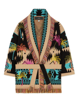 ALANUI JACQUARD PALM TREE Icon Multicolor