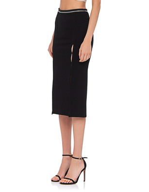 HELMUT LANG Slit Midi Black
